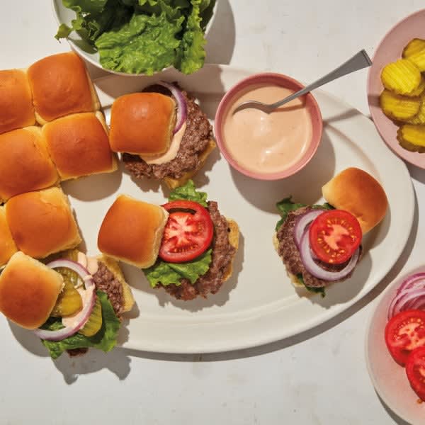 Photo of Smashed burger sliders by WW