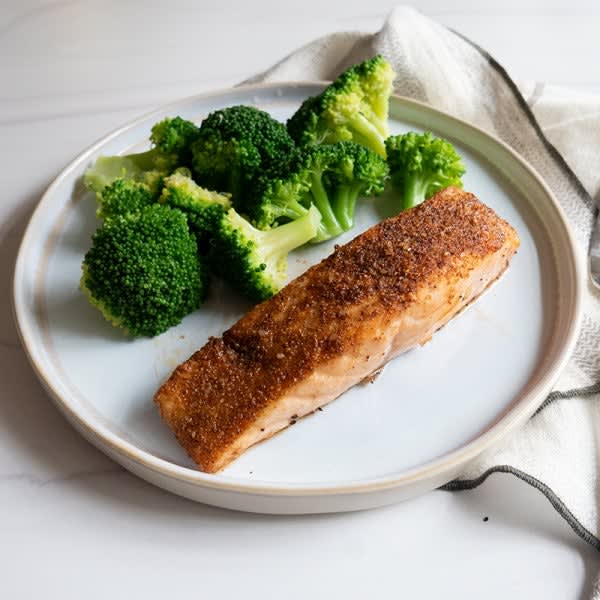 Photo of Air fryer spice-rubbed salmon by WW