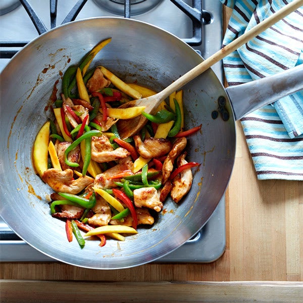 Photo of Stir-fried chili mango chicken with peppers by WW