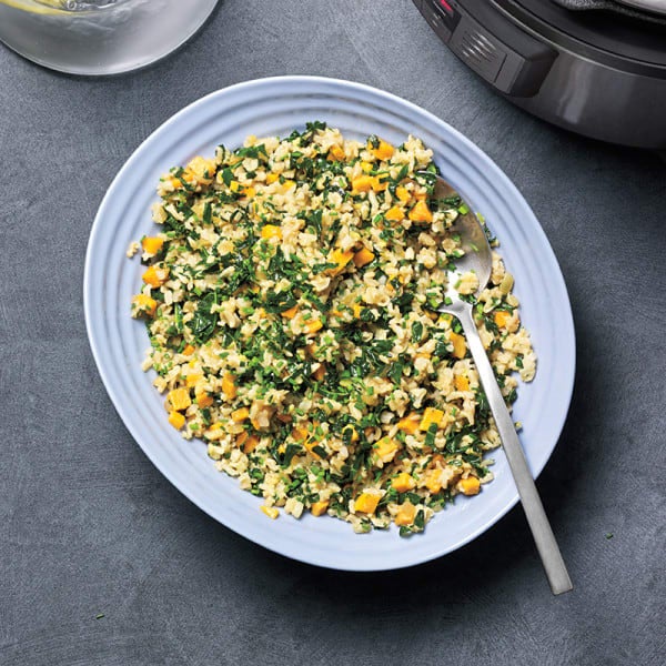 Photo of Brown rice, kale and sweet potato pilaf (from cookbook) by WW
