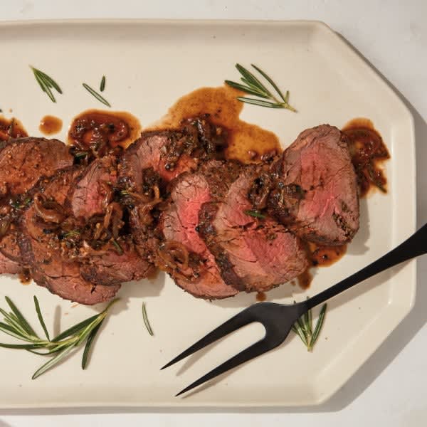 Photo of Beef tenderloin with sweet onion & rosemary jus by WW