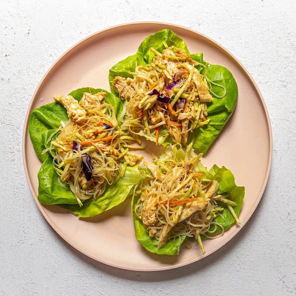 Photo of Rice noodle chicken lettuce wraps by WW