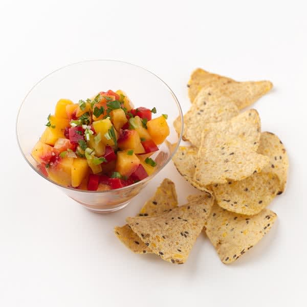 Photo of Peach Salsa with Tortilla Chips by WW