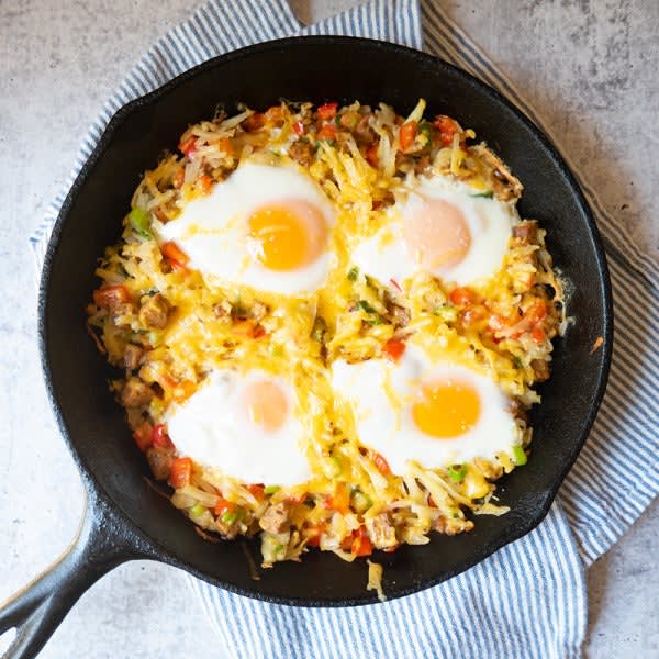 Photo of Grilled Skillet Hash with Eggs by WW