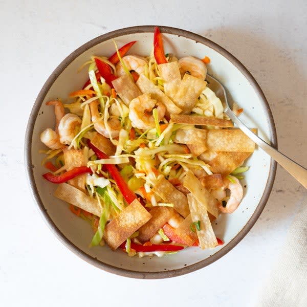 Photo of Shrimp Egg Roll Bowls with Five-Spice Crisps by WW